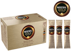 Nescafe Gold Blend Freeze Dried Coffee Sticks 200's
