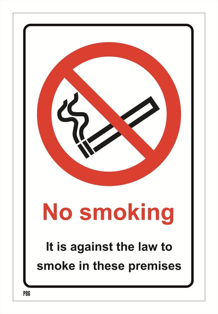 200MM X 300MM No Smoking - Safety Signs UK Ltd