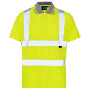 Yellow High Visibility Polo Shirt