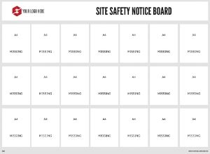 1660mm x 1220mm Safety Notice Board