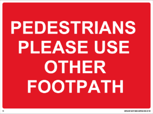 600mm x 450mm Pedestrian Use Other Footpath