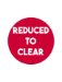 Reduced to clear sticker