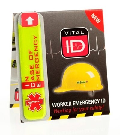 Vital ID Worker Emergency ID Sticker (ICE tag)