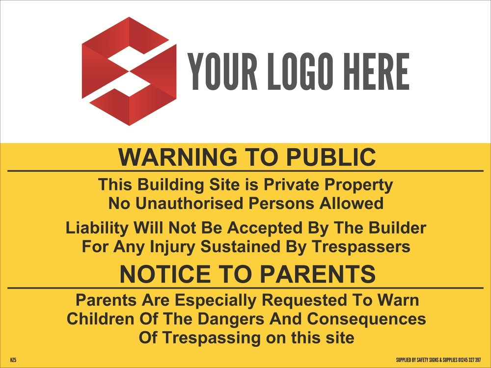 Mm X Mm Warning To Public Safety Signs Uk Ltd