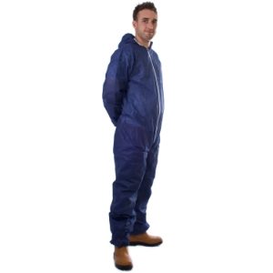 Blue Supertouch PP Non-Woven Coveralls packk of 50 