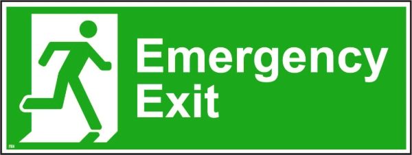 600mm x 200mm Emergency exit