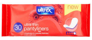 87506 Ultrex Panty Liners Ultra Thin 30single PK 24