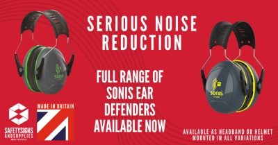 Full Range of Sonis Ear Defenders Available Now