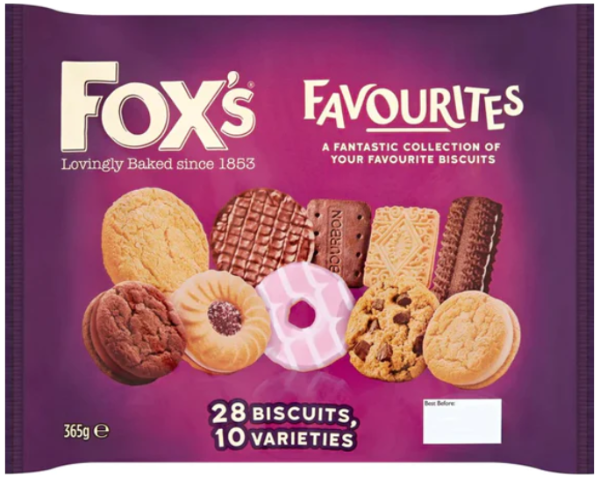 Box of Assorted Biscuits Family Circle 300g