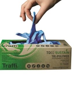 Biodegradable Disposable Glove Box of 100