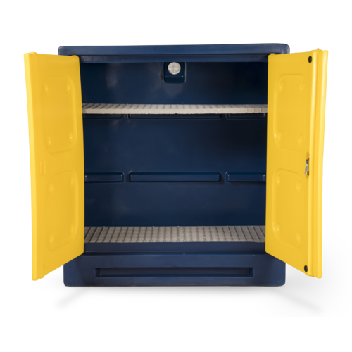 Durable plastic chemical cabinet 1220x550x1310