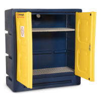 Durable plastic chemical cabinet 1220x550x1310
