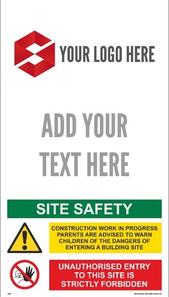 1575mm x 900mm Site Safety Sign