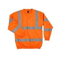 Orange High Visibility Sweatshirt 