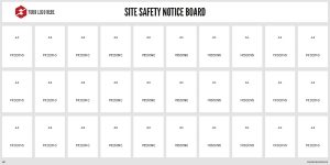 2440mm x 1220mm Safety Notice Board