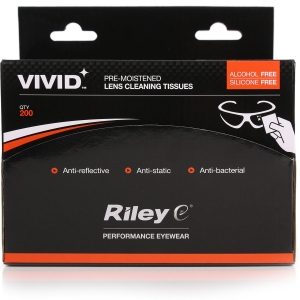 Riley Vivid 200 Moist Lens Wipes